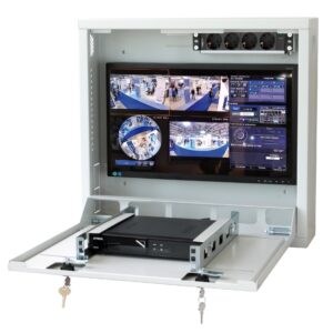 Box di sicurezza per DVR e sistemi di videosorveglianza Bianco RAL9016 TECHLY PROFESSIONAL