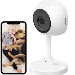 Smart Camera WiFi Full HD 2 MP Controllo Vocale Alexa Google, R4114 WOOX