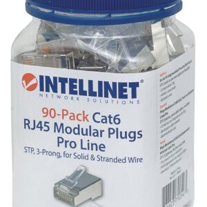 Set da 90 Plug Modulari Pro Line RJ45 Cat.6 UTP INTELLINET