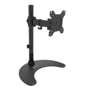 Supporto da scrivania per 1 Monitor LCD 13-27'' con base h.400mm TECHLY