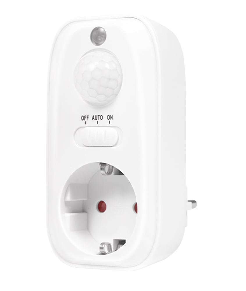 Adattatore Presa con Rilevatore di Movimento PIR 1x CEE 7/3 IP20 LOGILINK