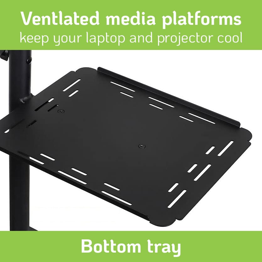 Carrello per Proiettore Notebook Regolabile con Mensola TECHLY - immagine 9