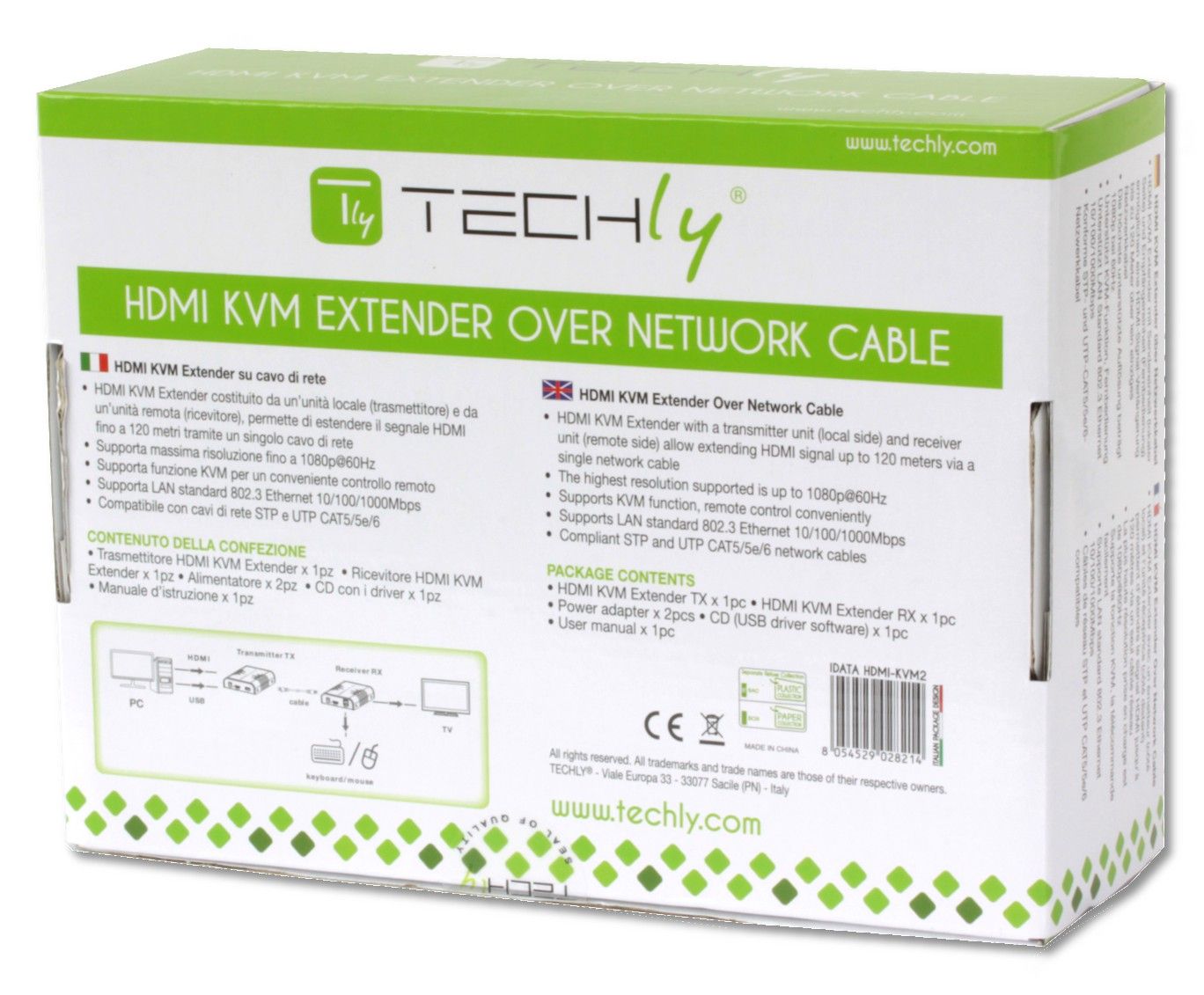 HDMI KVM Extender su cavo di rete TECHLY - immagine 9