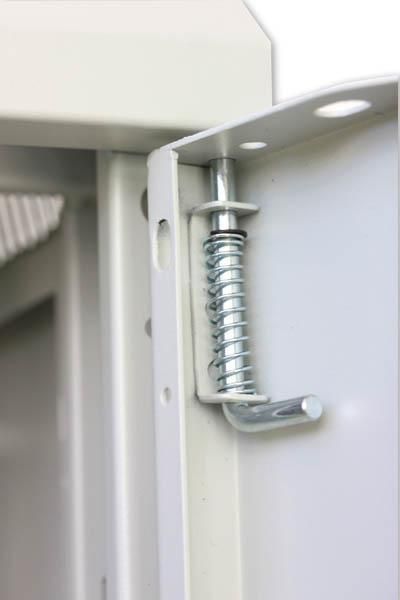 Armadio Rack 19'' a muro 20 unità sezione unica prof. 450mm Grigio INTELLINET - immagine 9