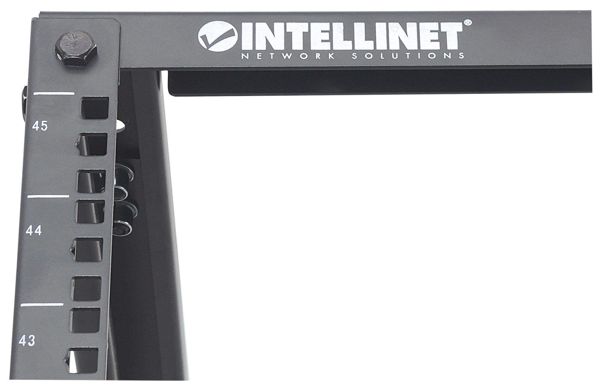 Open Frame Rack 19'' 4 Montanti 45U con profondità regolabile INTELLINET - immagine 9