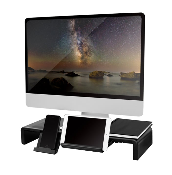 Supporto Monitor Smartphone Tablet Regolabile 420 - 520 mm Nero LOGILINK - immagine 9