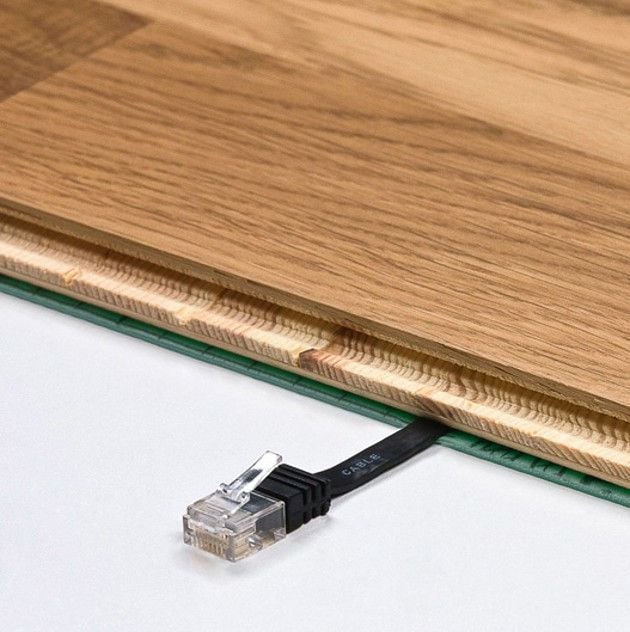 Cavo di Rete Patch Piatto in Rame Cat.6 Nero UTP 3m TECHLY PROFESSIONAL - immagine 8