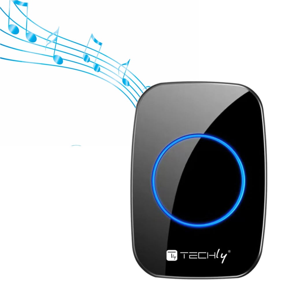 Kit Campanello Wireless fino a 300m TECHLY - immagine 9