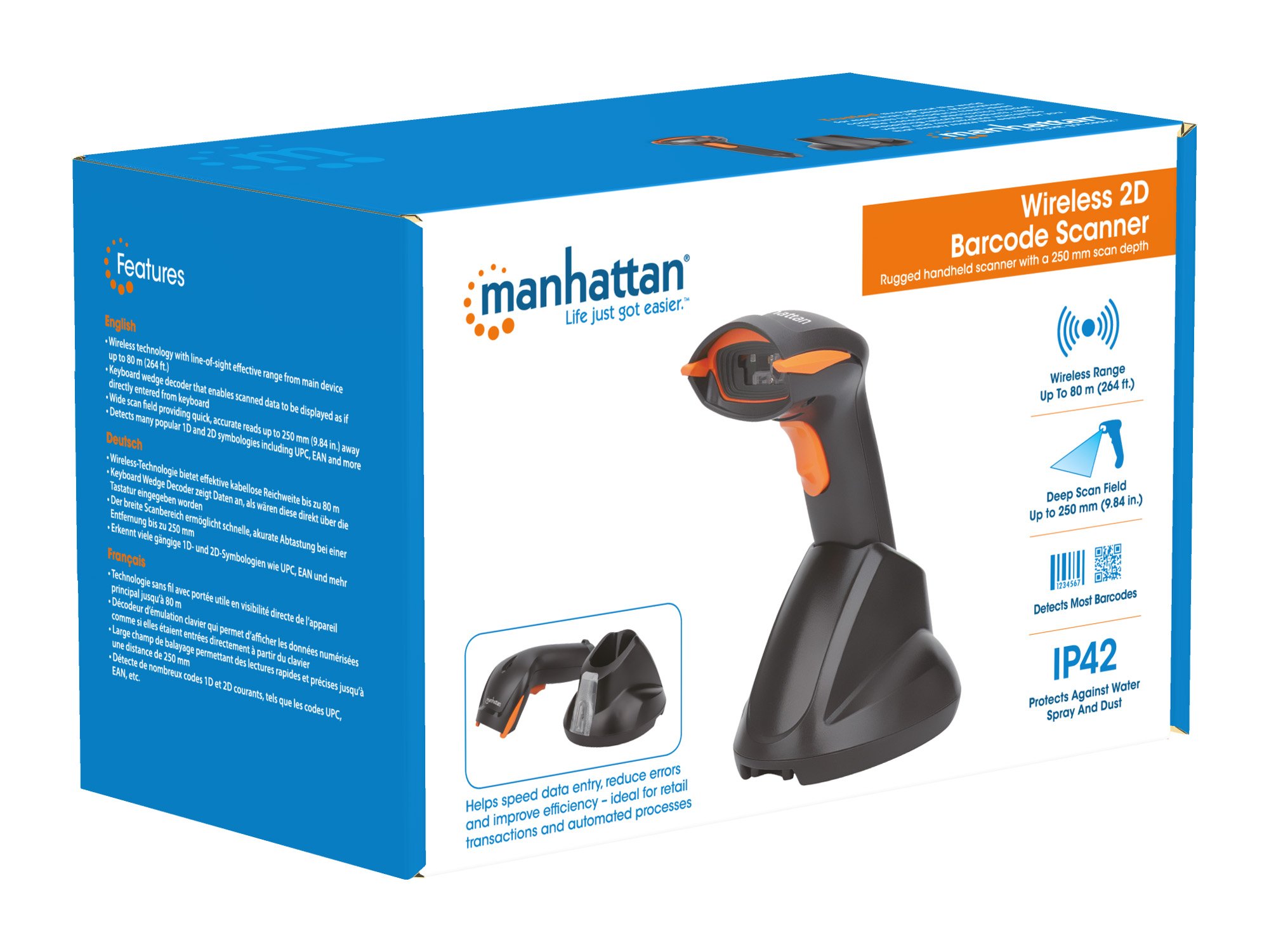 Lettore di Codici a Barre 2D Wireless MANHATTAN - immagine 9