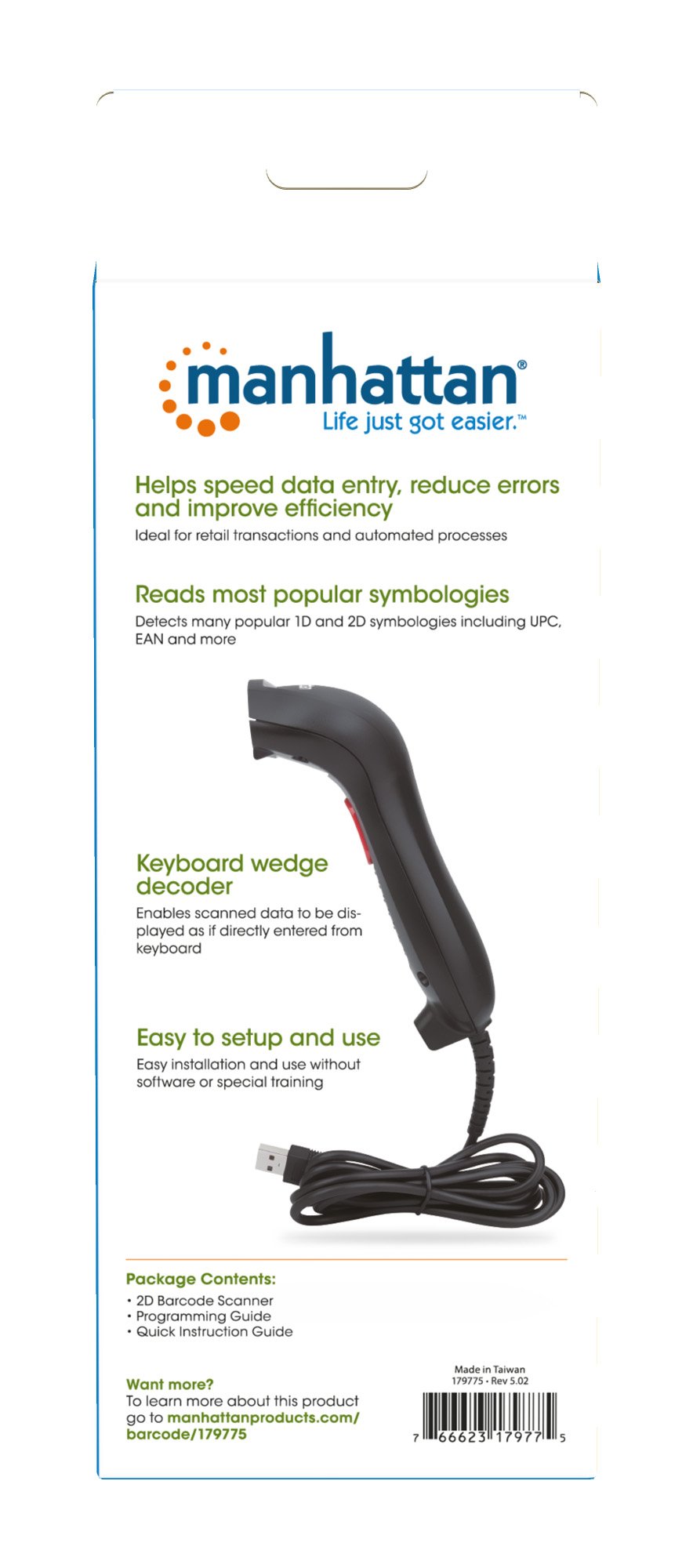 Barcode Scanner 2D MANHATTAN - immagine 9