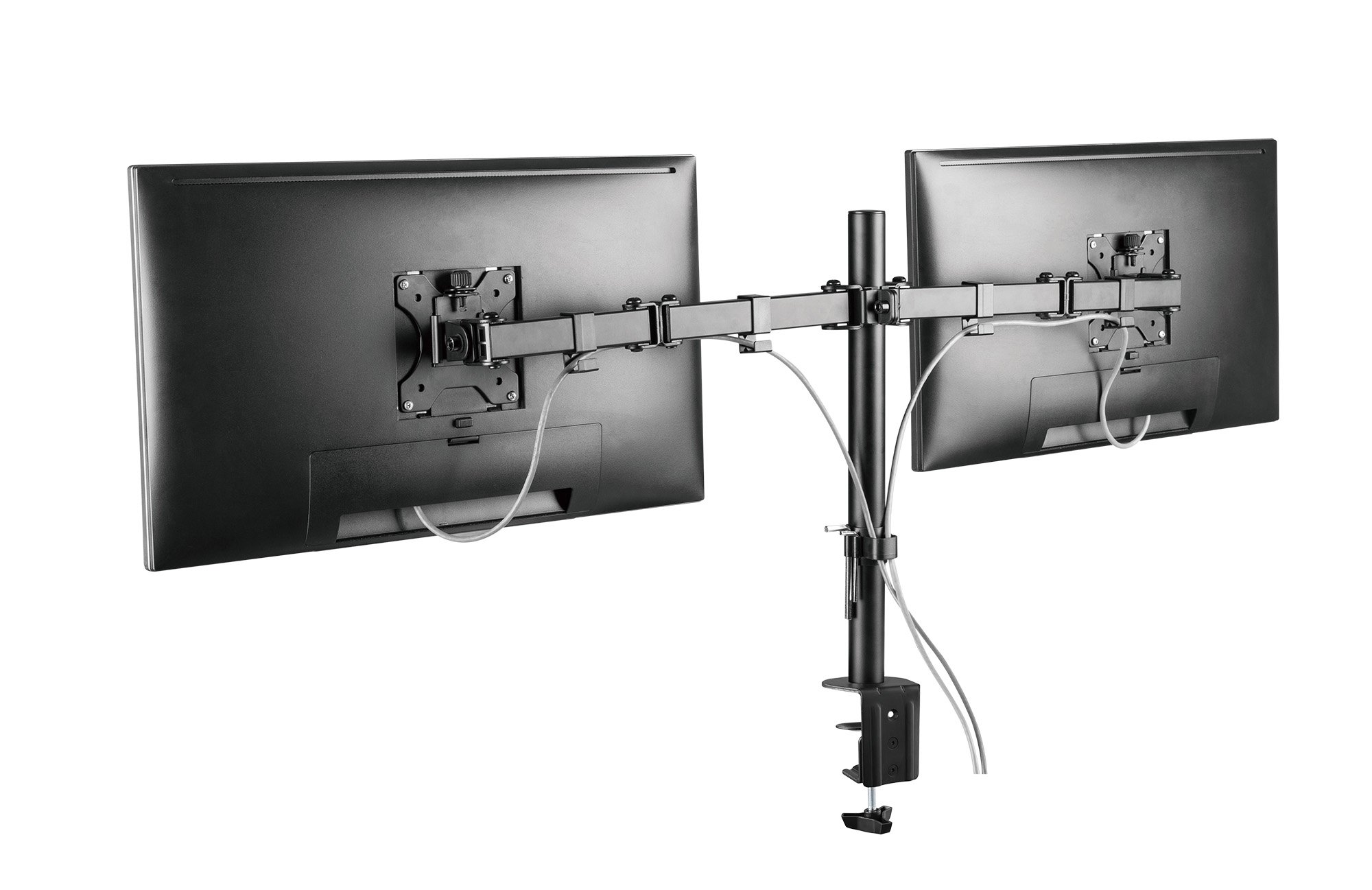 Supporto da Scrivania per 2 Monitor 13-32'' con Morsetto MANHATTAN - immagine 9