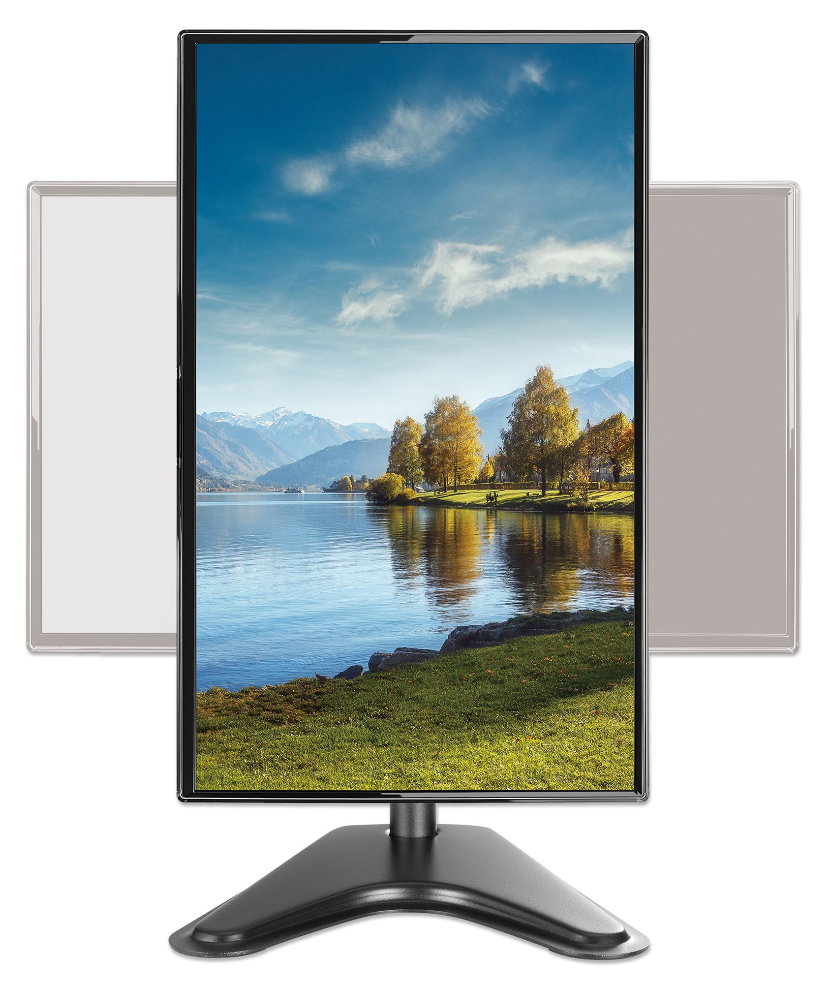 Stand da Scrivania per 1 Monitor LCD 17-27'' con base h.366mm MANHATTAN - immagine 9