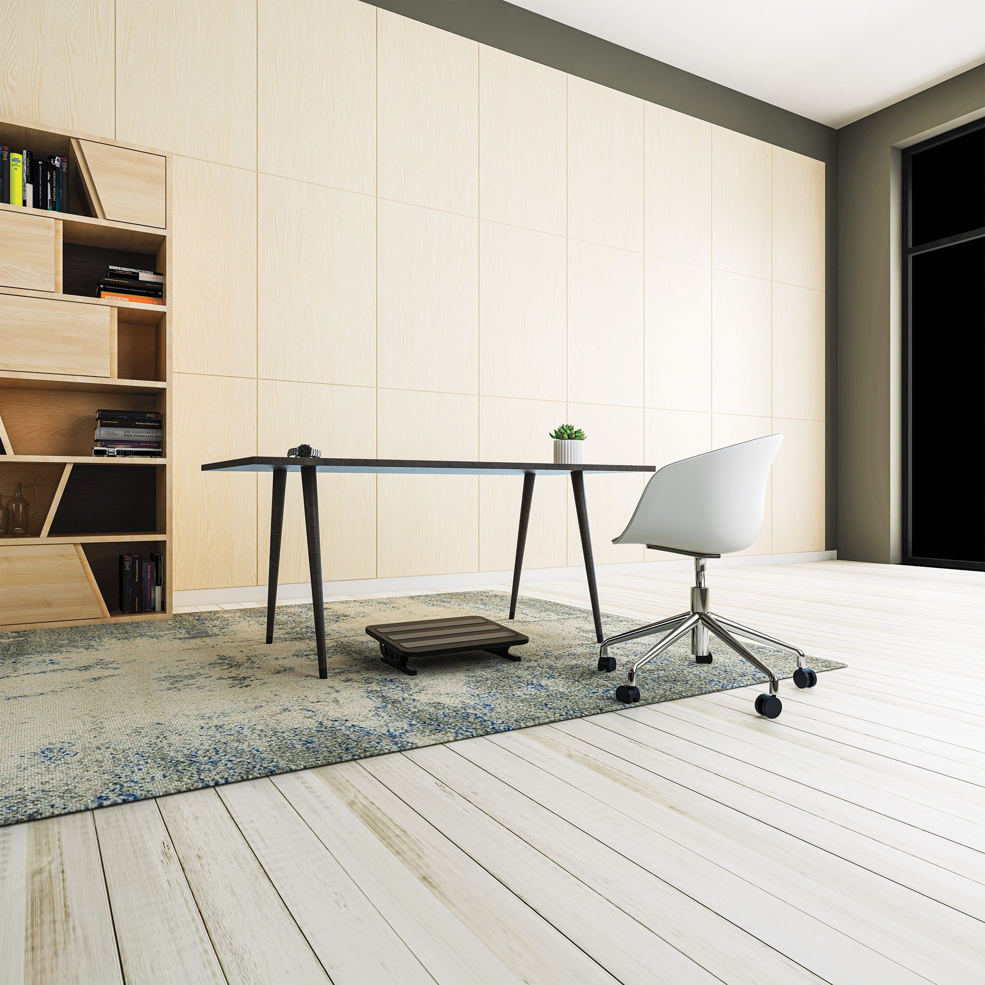 Poggiapiedi Regolabile ed Ergonomico per lo Smart Working MANHATTAN - immagine 9
