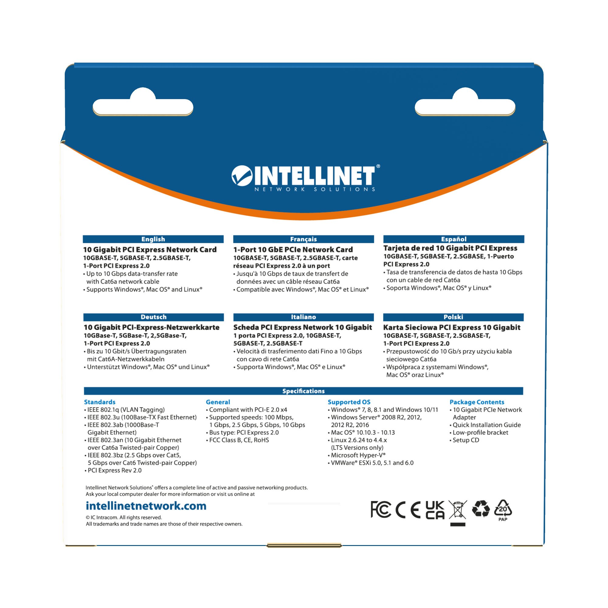 Scheda PCI Express Network 10 Gigabit INTELLINET - immagine 9