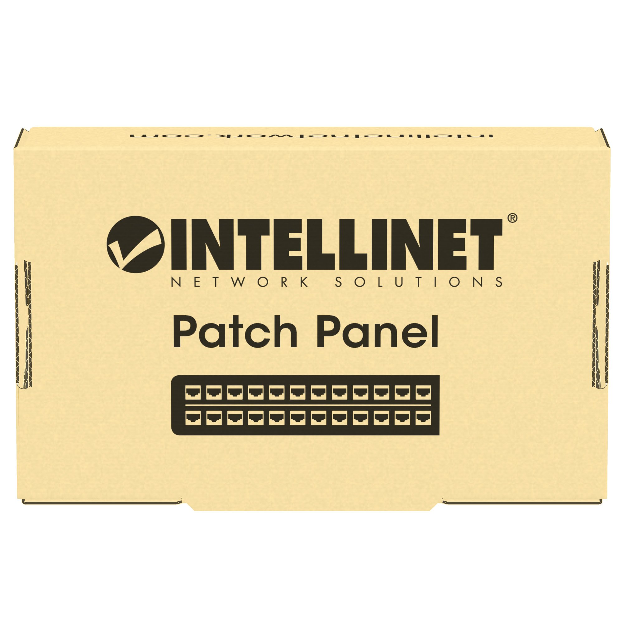 Pannello Patch 12 Posti Cat6a Schermato da Scrivania Nero INTELLINET - immagine 9