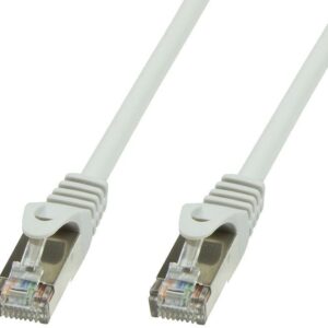 Cavo di rete Patch in rame Cat.6 Grigio SFTP LSZH 0,5m TECHLY PROFESSIONAL
