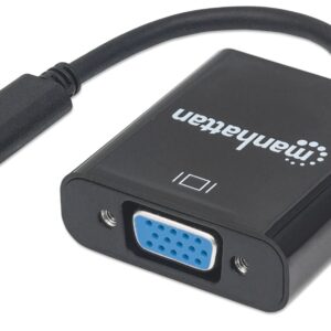 Adattatore Convertitore USB-C&trade; Maschio a VGA Femmina MANHATTAN