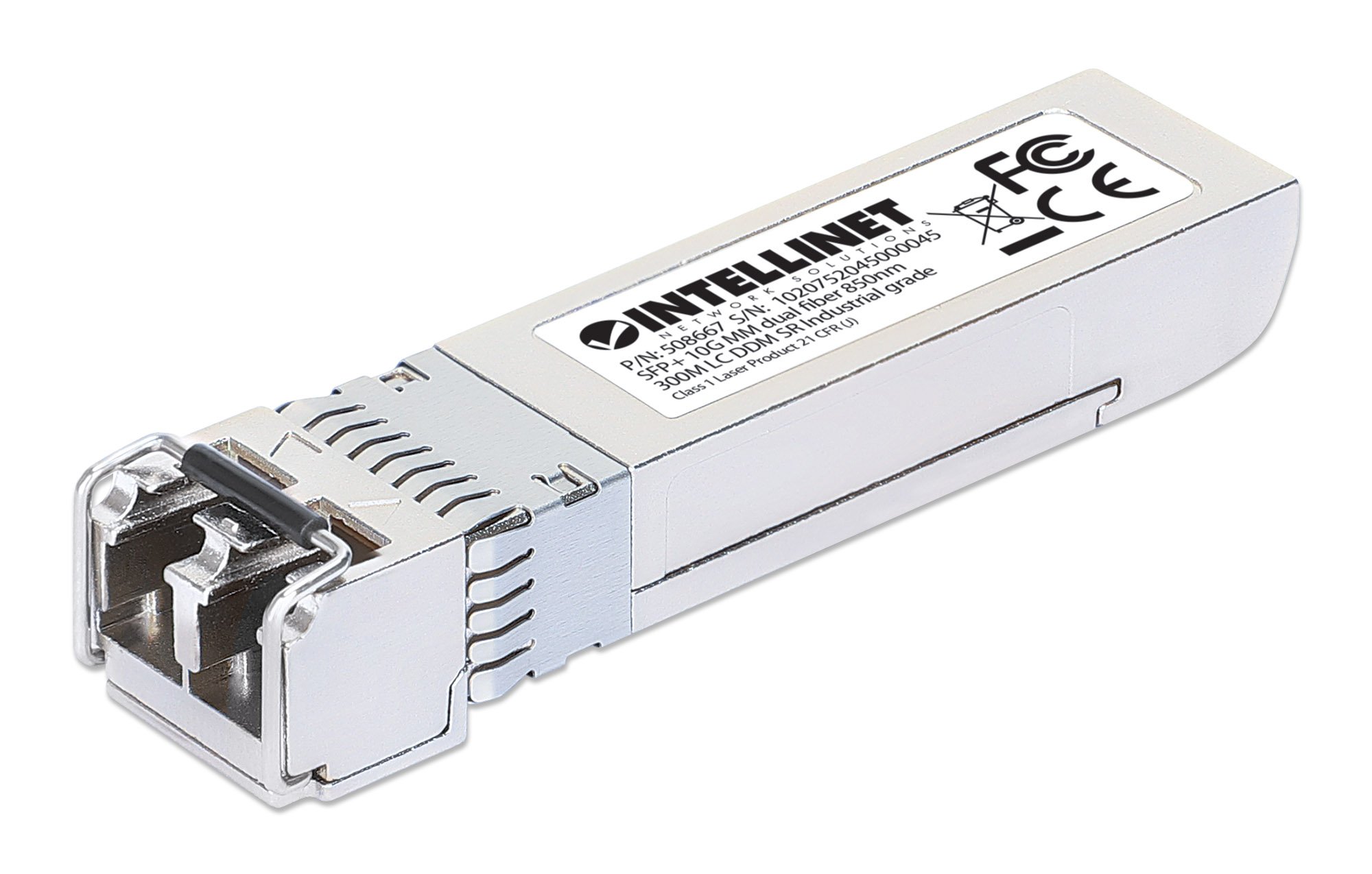 Transceiver SFP+ Fibra Ottica Multimodale LC Duplex 10GBase-SR INTELLINET