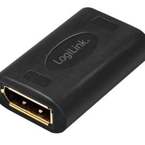 Extender Ripetitore DisplayPort DP F a DP F UHD 8K@60Hz Nero LOGILINK
