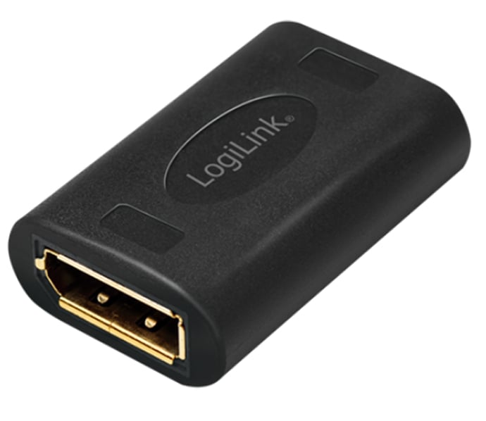 Extender Ripetitore DisplayPort DP F a DP F UHD 8K@60Hz Nero LOGILINK