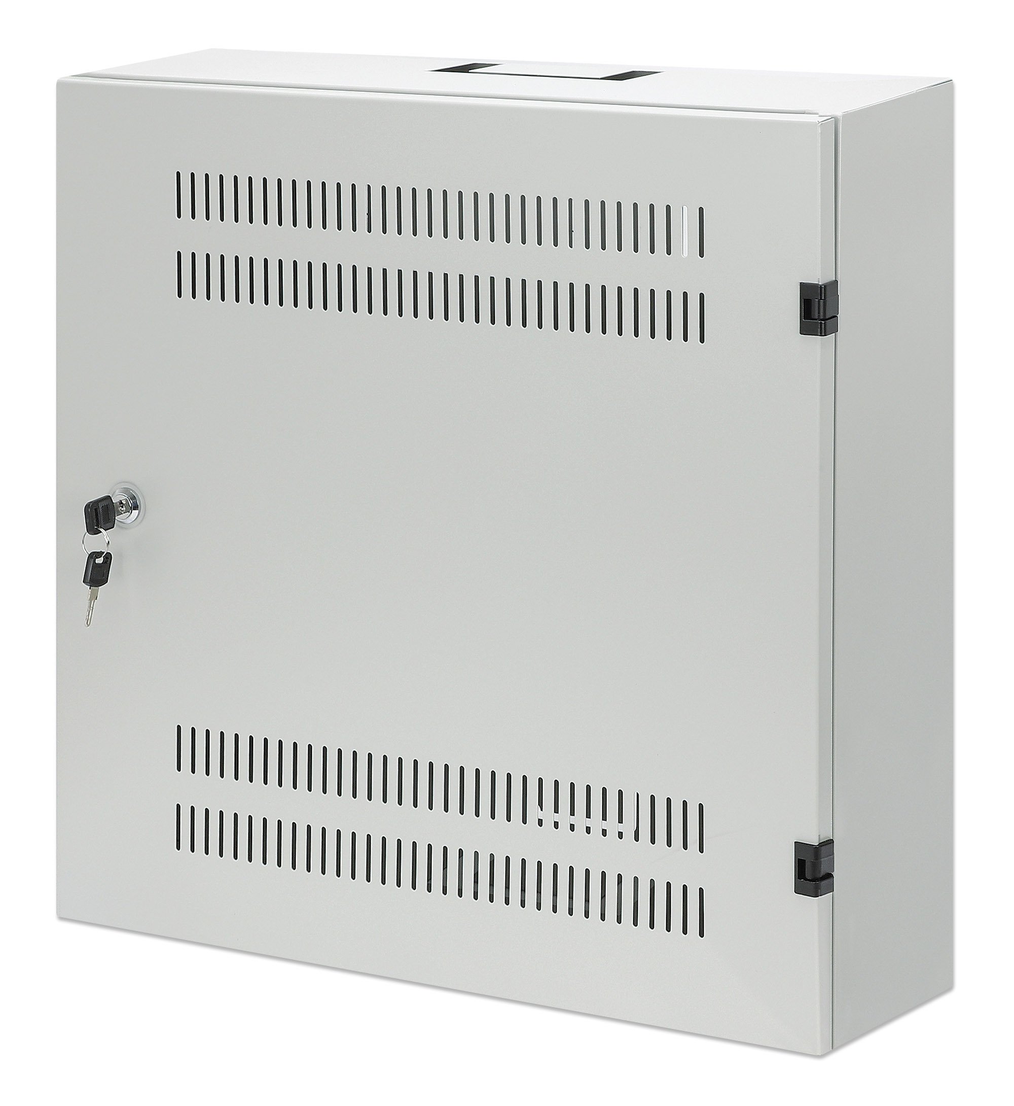 Armadio 19'' a muro a basso profilo con montanti orizzontali 4U e verticali 2U INTELLINET