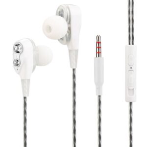 Auricolari Stereo In Ear Duett con Microfono e Telecomando Bianco FONTASTIC