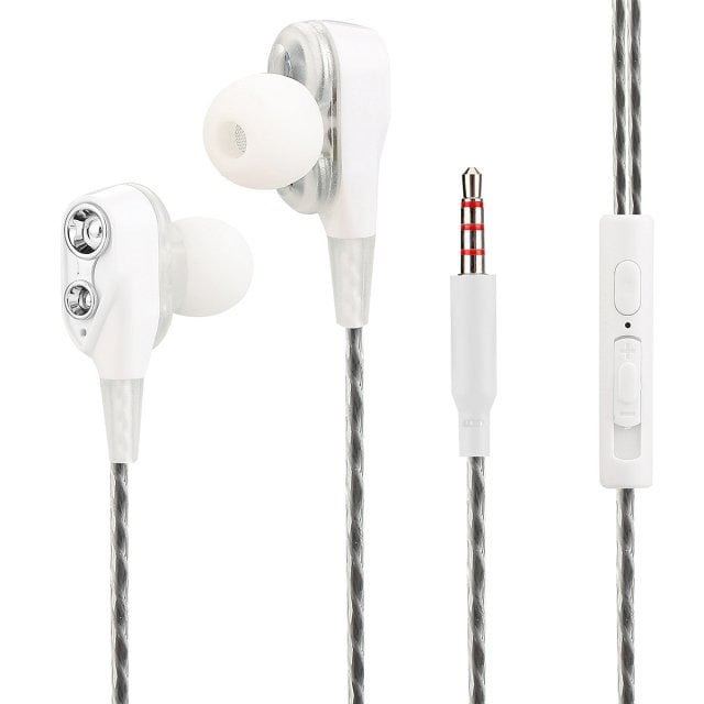 Auricolari Stereo In Ear Duett con Microfono e Telecomando Bianco FONTASTIC