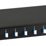 Cassetto Ottico 19'' con 12 bussole LC Duplex Monomodale OS2 Nero OEM