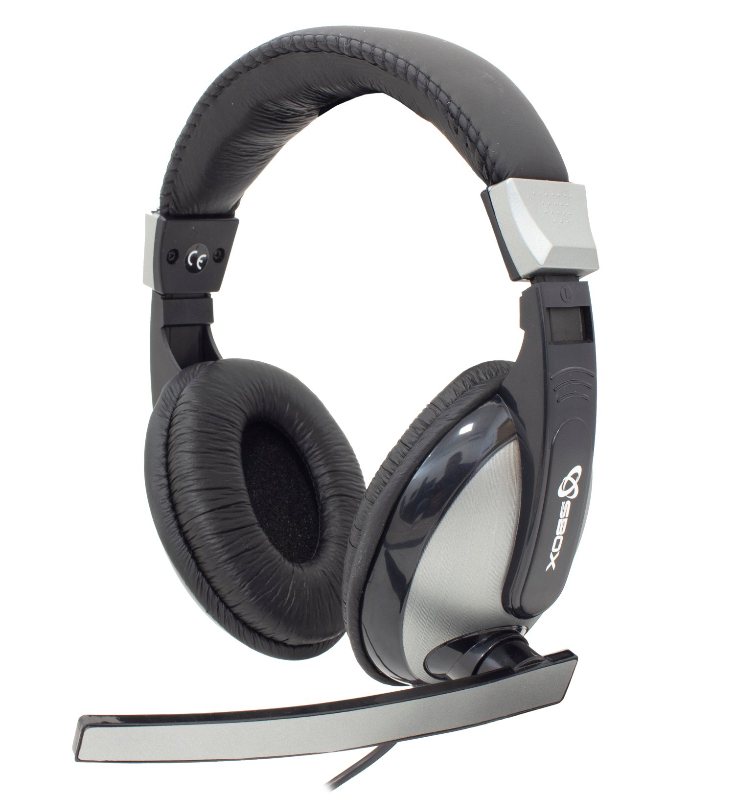 Cuffie Gaming con Microfono Nero HS-302 SBOX
