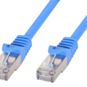 Cavo di rete Patch in rame Cat.6 Blu SFTP LSZH 0,5m TECHLY PROFESSIONAL