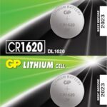 Blister 5 Batterie a Bottone Litio CR1620 GP BATTERIES