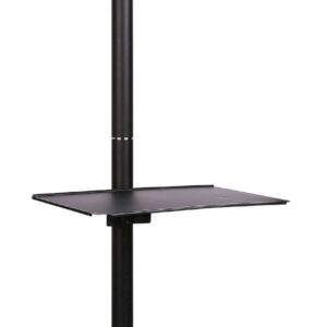 Supporto a Pavimento con Mensola Trolley TV LCD/LED/Plasma 23''-55'' TECHLY
