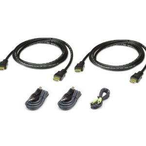 Kit cavo KVM di sicurezza schermo doppio USB HDMI da 1,8 m, 2L-7D02UHX5 ATEN