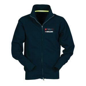 Felpa da uomo Nera taglia XL con loghi Techly Professional e Intellinet TECHLY