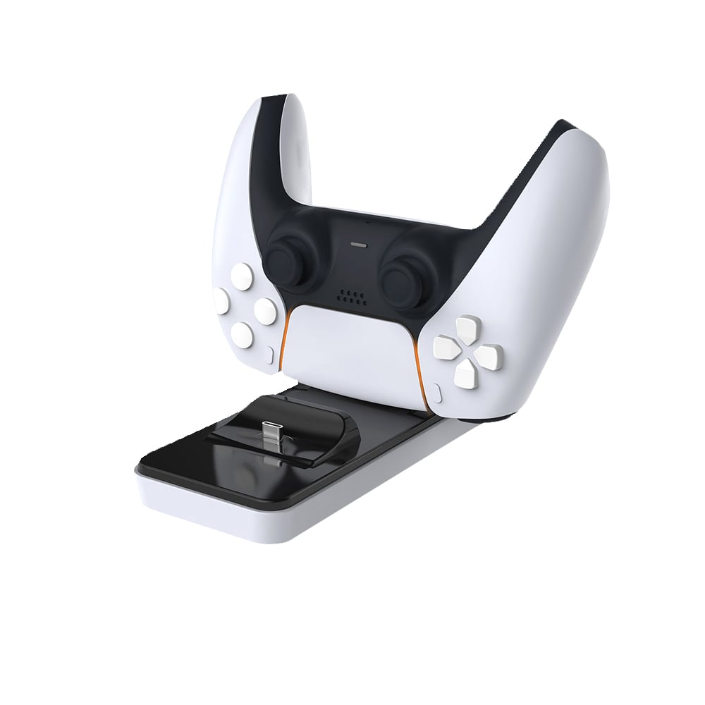 Docking Station Base Ricarica Doppio Controller PS5 USB-C™ Bianco/Nero WHITE SHARK