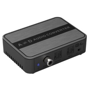Convertitore Audio Bidirezionale Digitale ad Analogico viceversa SPDIF AD/DA TECHLY
