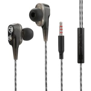 Auricolari Stereo In Ear Duett con Microfono e Telecomando Nero FONTASTIC