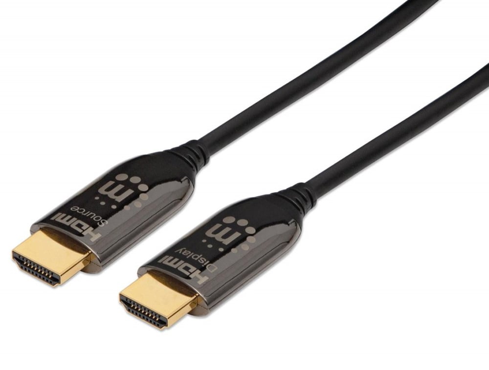 Cavo Plenum-Rated HDMI Attivo in Fibra Ottica 100m MANHATTAN