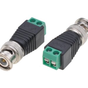 Adattatore Connettore Terminal Block 2-pin a BNC Maschio TECHLY