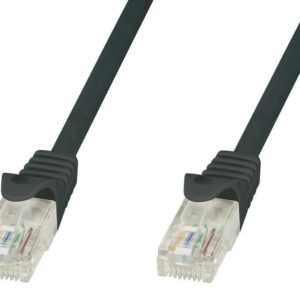 Cavo di Rete Patch in Rame Cat.6 Nero UTP 2m TECHLY PROFESSIONAL