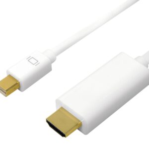 Cavo Convertitore Mini DisplayPort V.1.2 (Thunderbolt) a HDMI M/M 1m LOGILINK