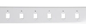 Pannello di distribuzione 12 bussole SC Simplex / LC Duplex 1U Grigio OEM