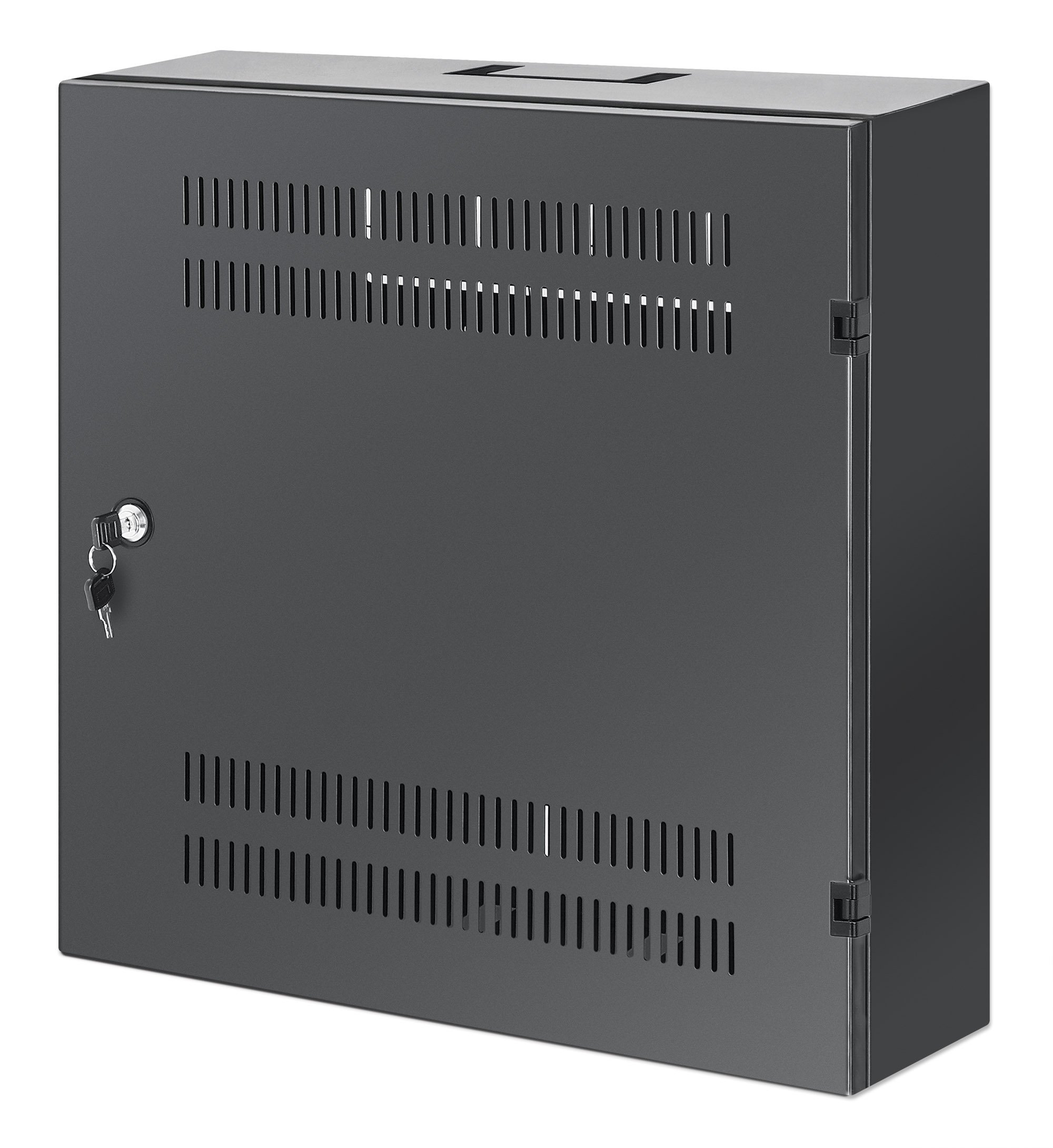 Armadio 19'' a muro a basso profilo con montanti orizzontali 4U e verticali 2U INTELLINET