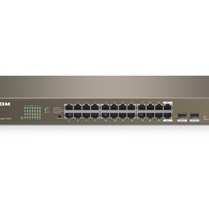 Switch Ethernet Gigabit 24 Porte+2 porte SFP Layer 2 Unmanaged IP-COM