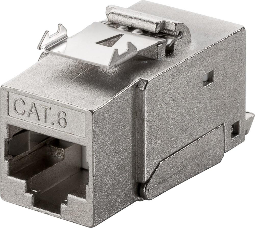 Frutto Keystone RJ45 Cat6 STP Schermato 250MHz SNAP-IN GOOBAY