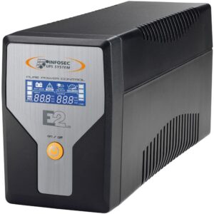 Gruppo di Continuit&agrave; UPS E2 600VA LCD Line Interactive Onda Sinusoidale INFOSEC