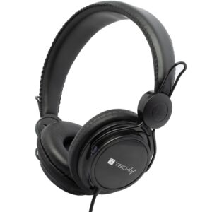 Cuffia Stereo con Auricolari ed Archetto Imbottiti TECHLY