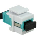 Giunto Fibra LWL SC per Installazione Keystone Verde Acqua e Bianco LOGILINK
