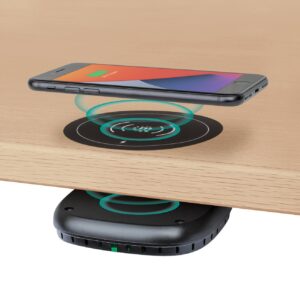 Caricatore Wireless Rapido da Sotto Scrivania 10W MANHATTAN