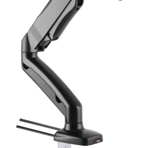 Supporto da Scrivania per Monitor 13-27'' con USB e audio TECHLY